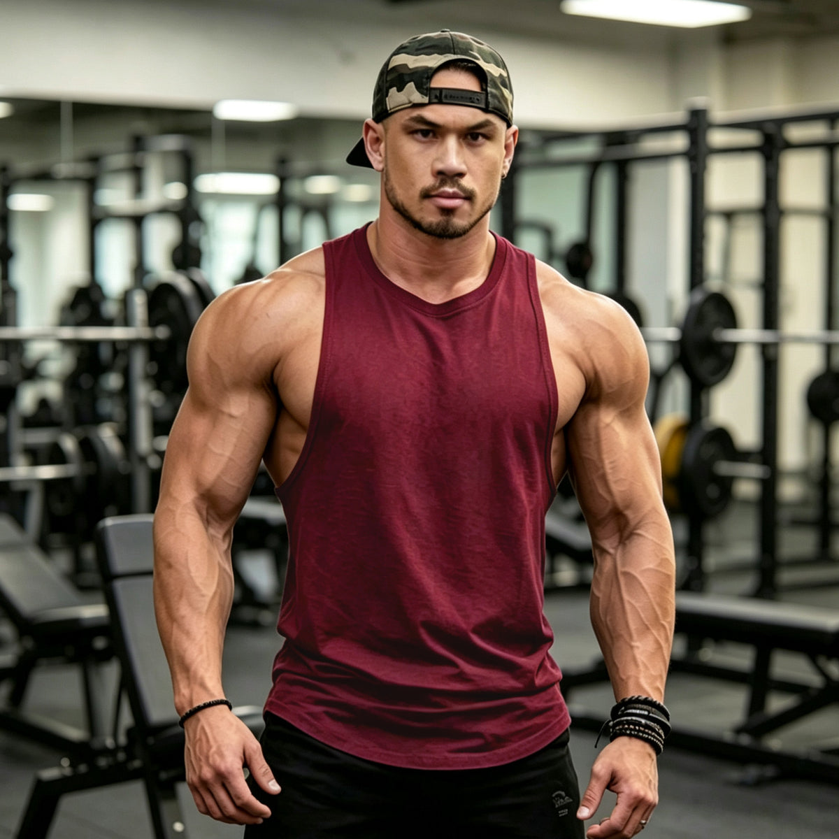 DELYXN Cotton Sleeveless Vest