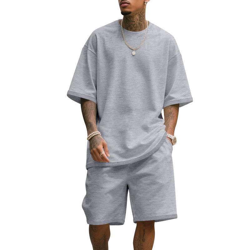 DELYXN Oversized T-Shirt & Shorts Set