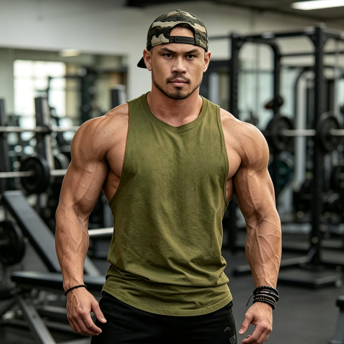 DELYXN Cotton Sleeveless Vest