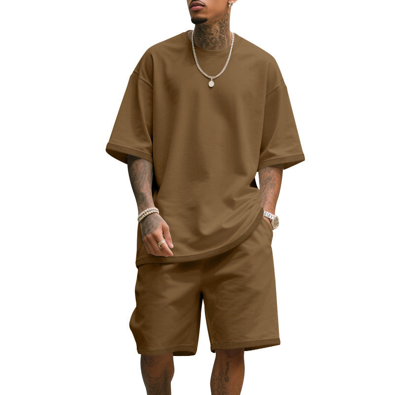 DELYXN Oversized T-Shirt & Shorts Set