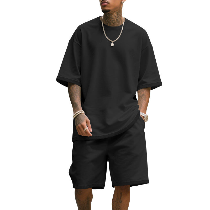 DELYXN Oversized T-Shirt & Shorts Set