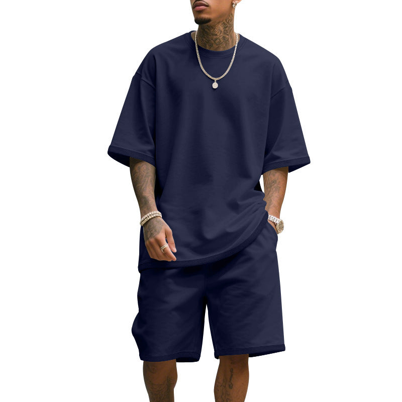 DELYXN Oversized T-Shirt & Shorts Set